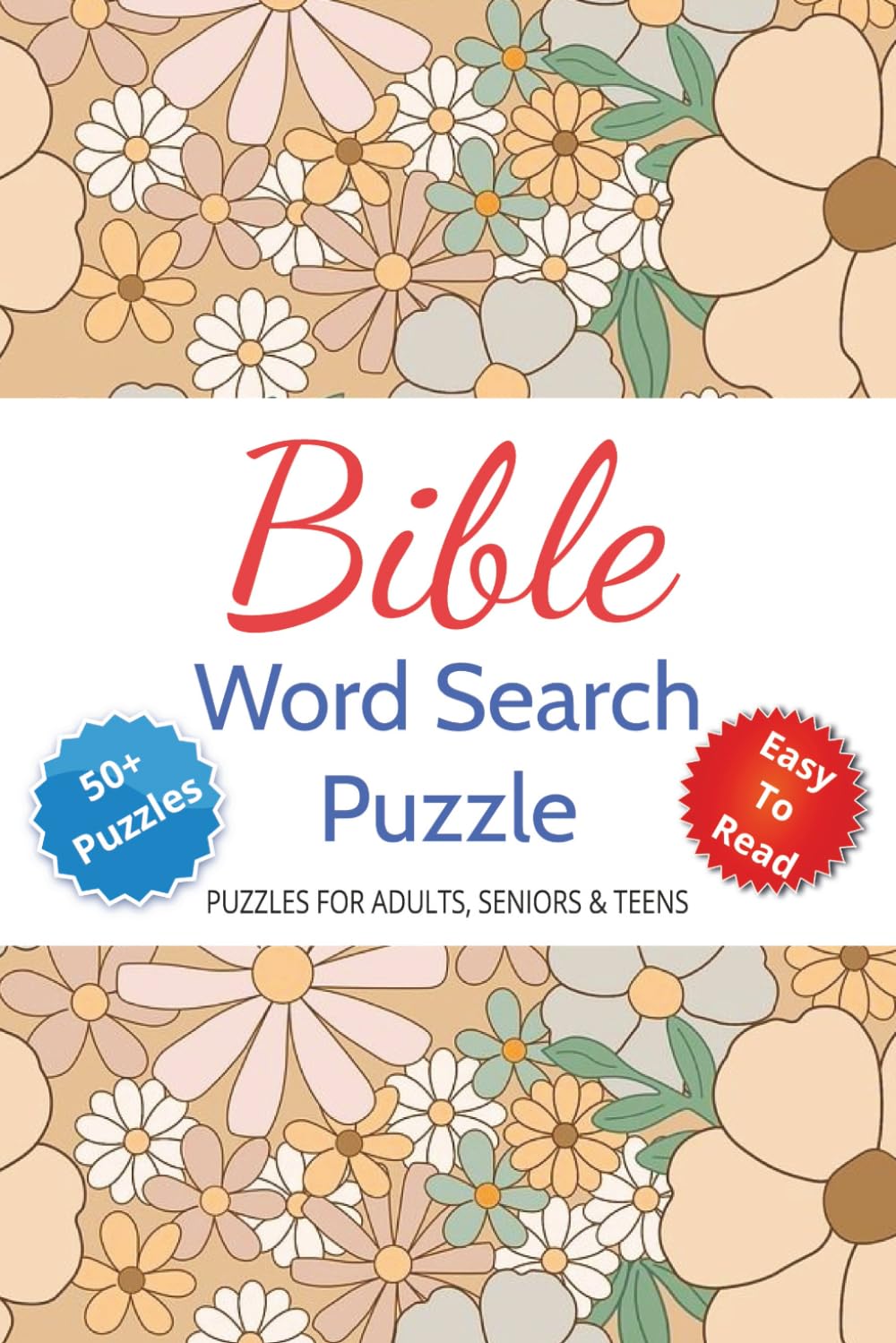 Bible Word Search Puzzle: Word from Scripture Puzzles Book | Finding Scripture Word for Adults and Teens | 6x9 inches |110 pages