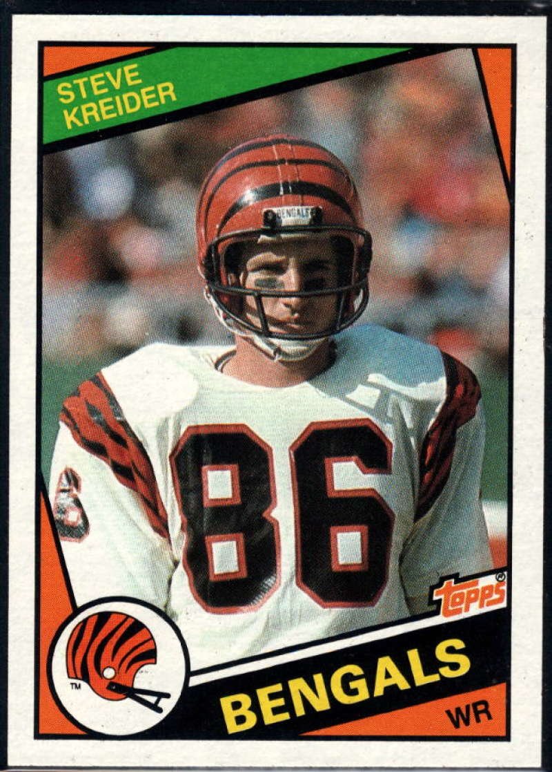Amazon.com: Football NFL 1984 Topps #43 Steve Kreider Bengals