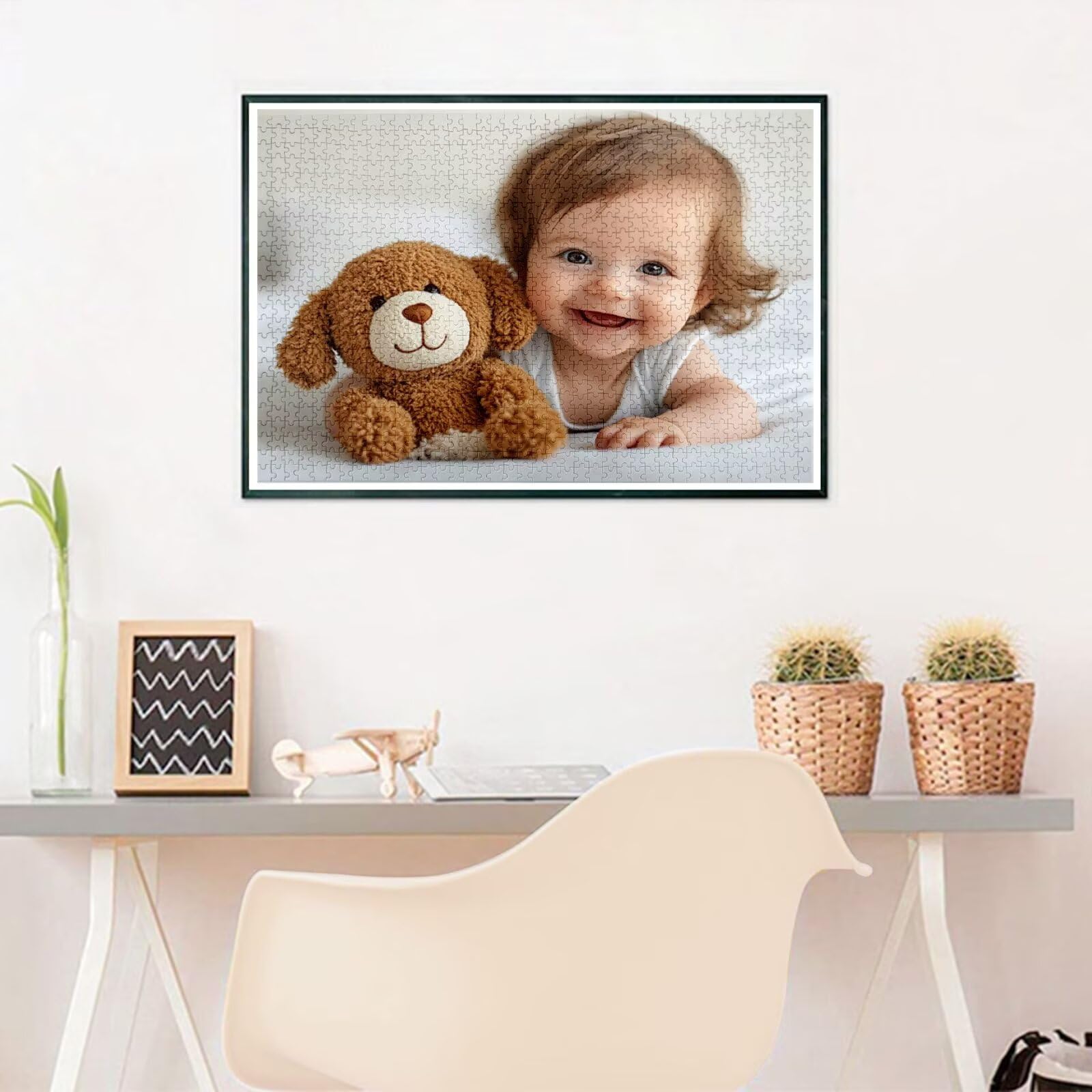 Personalisiertes Puzzle 2000 Teile Holzpuzzle mit Eigenem Foto Puzzle W-849
