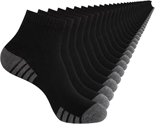 30 Pack Men & Women Ankle Socks - Bulk Athletic Unisex Quarter Breathable Thin Casual Basic Socks, Size 8-11/13-15