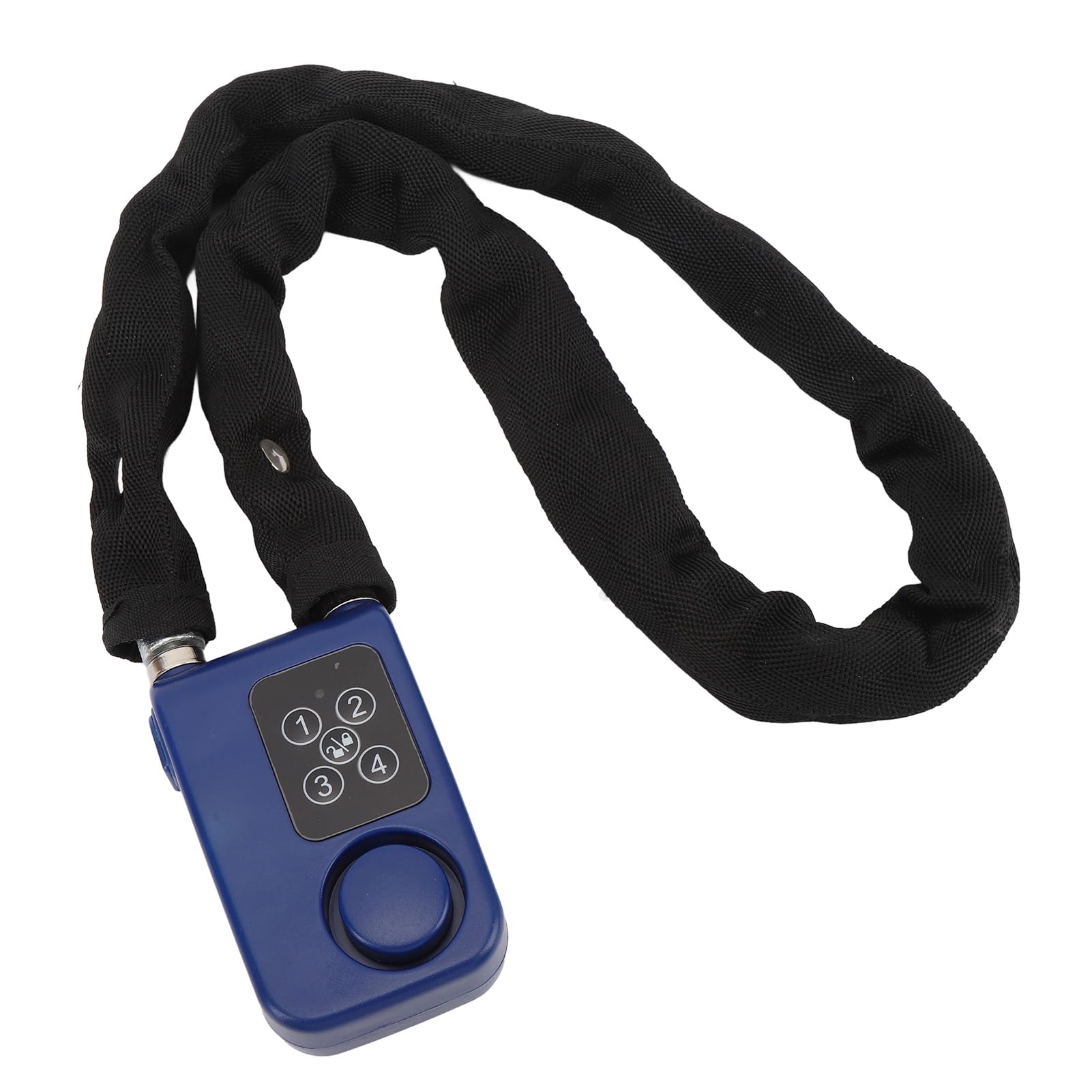Generic Bloc de Vélo Intelligent, Alarme de Vélo Power PotRession 4-chiffres LED-indicateur LED de Moto à l'épreuve (BLUE)