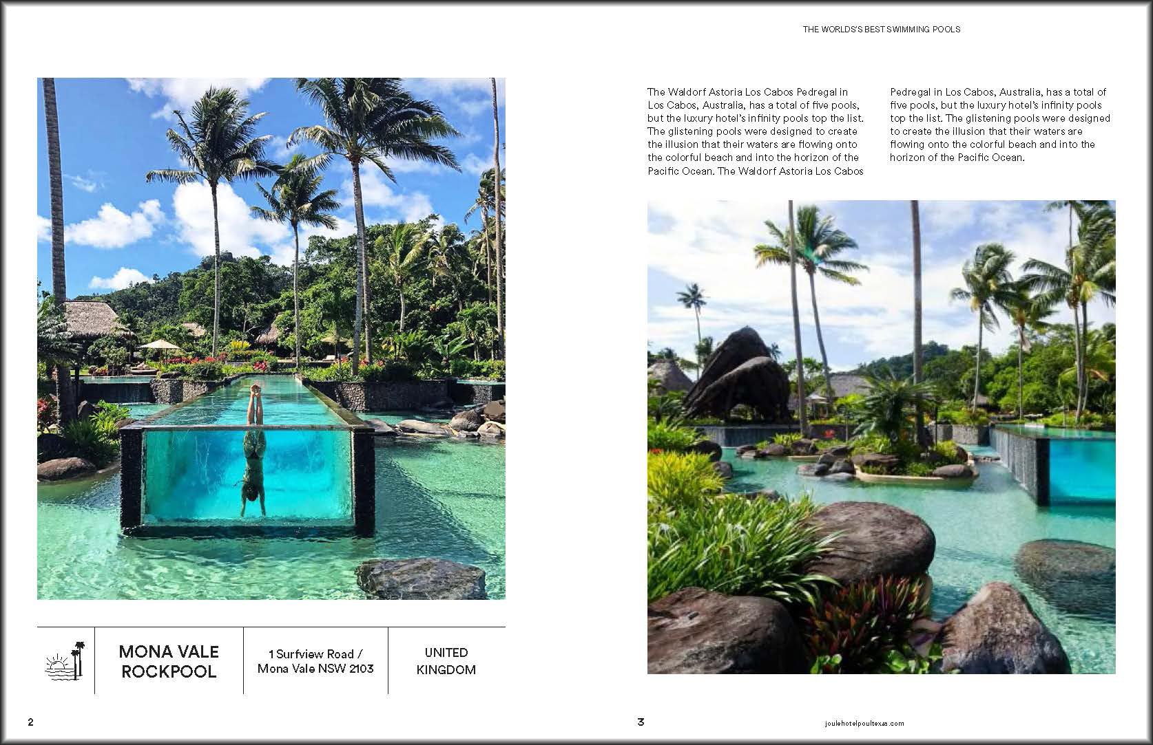 Swimming Pools /anglais: The World's Best