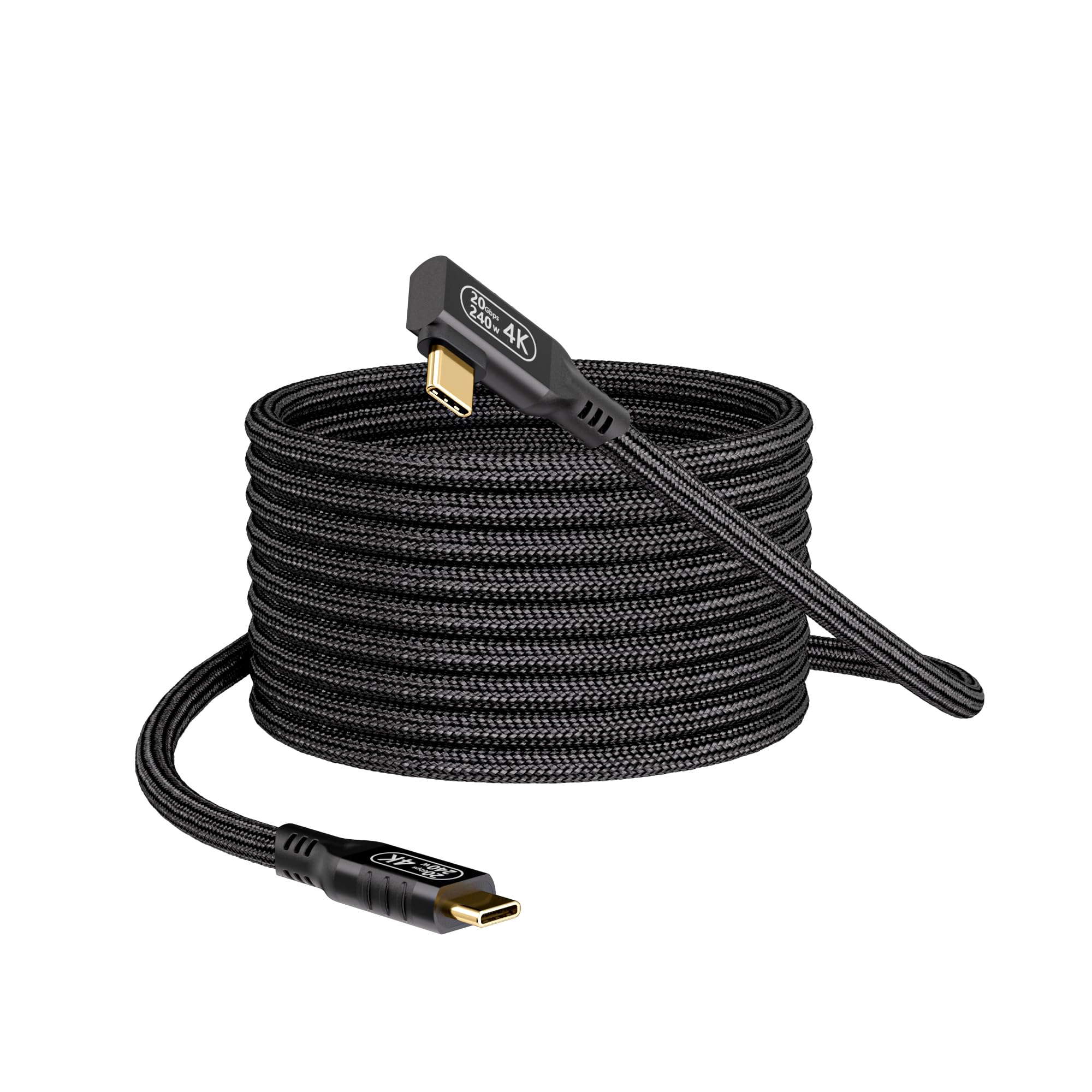 BAWIOFIAU 16.5FT USB C to USB C Cable, 20Gbps Data Transfer, 4K 60Hz Video, 100W Fast Charging, Compatible with iPhone 15/16, MacBook Pro, Samsung