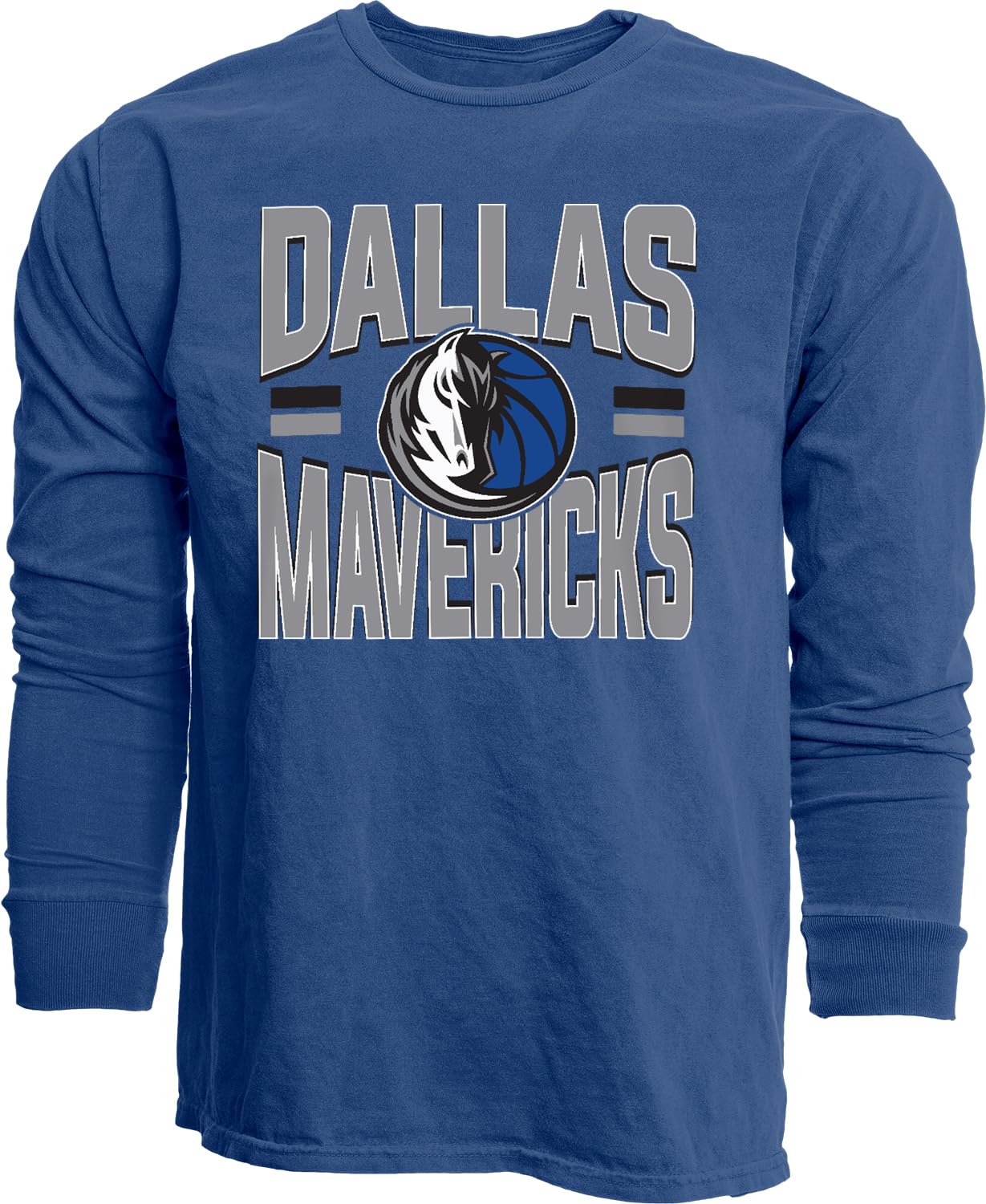 Blue 84 NBA Officially Licensed Long Sleeve T-Shirt Ringspun Bold Team Color โ image 1