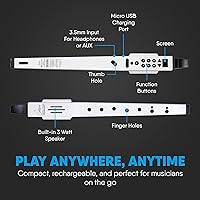 Vista 4 de Instrumento de viento digital de mano blanco