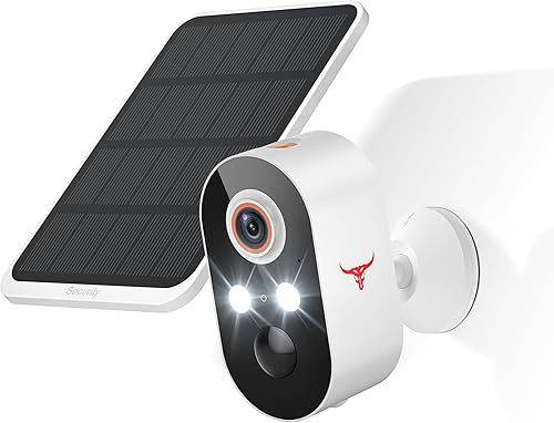 Cámara de seguridad inalámbrica 1080P, visión nocturna a color, detección humana, almacenamiento en la nube, audio de 2 vías, WiFi 2.4G, vista en