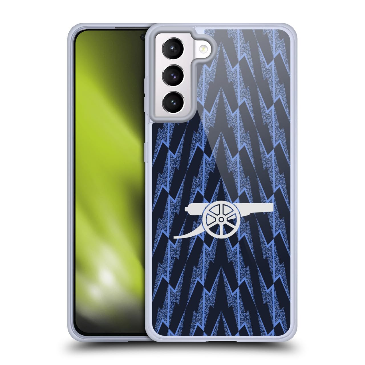 Head Case Designs Officially Licensed Arsenal FC Away 2025/26 Kit Gel Case [Military Grade Protection] Compatible With Samsung Galaxy S21+ 5G
