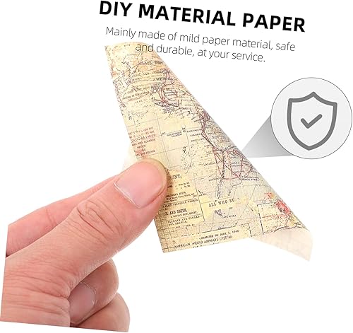 Miniatura 3 de EXCEART Juego de 4 juegos de papelería única de material de manualidades de viaje cuaderno vintage colección Washi diario de diseño de diario kits