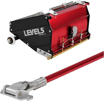 7-Inch MEGA Drywall Flat Finishing Box + Handle - LEVEL5 | Pro-Grade | High Capacity | Gyprock Plasterboard Wallboard Sheetrock Mud | 4-567