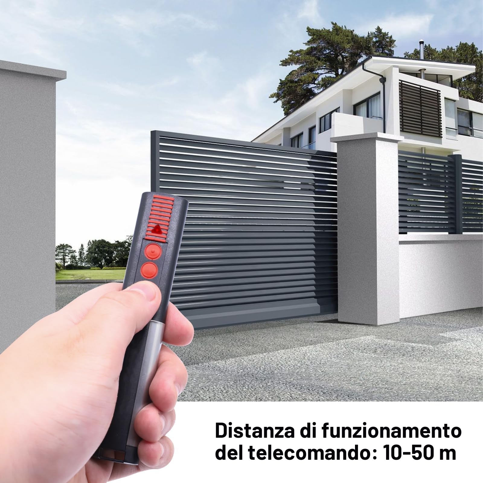 Telecomando Cancello, 2 Pezzi 434,42MHz Telecomando per Cancelli per Telecomando 4013 TX02-434-4-XP, 4014 TX03-434-2, 4022 TX03-434-2, 4 Canali