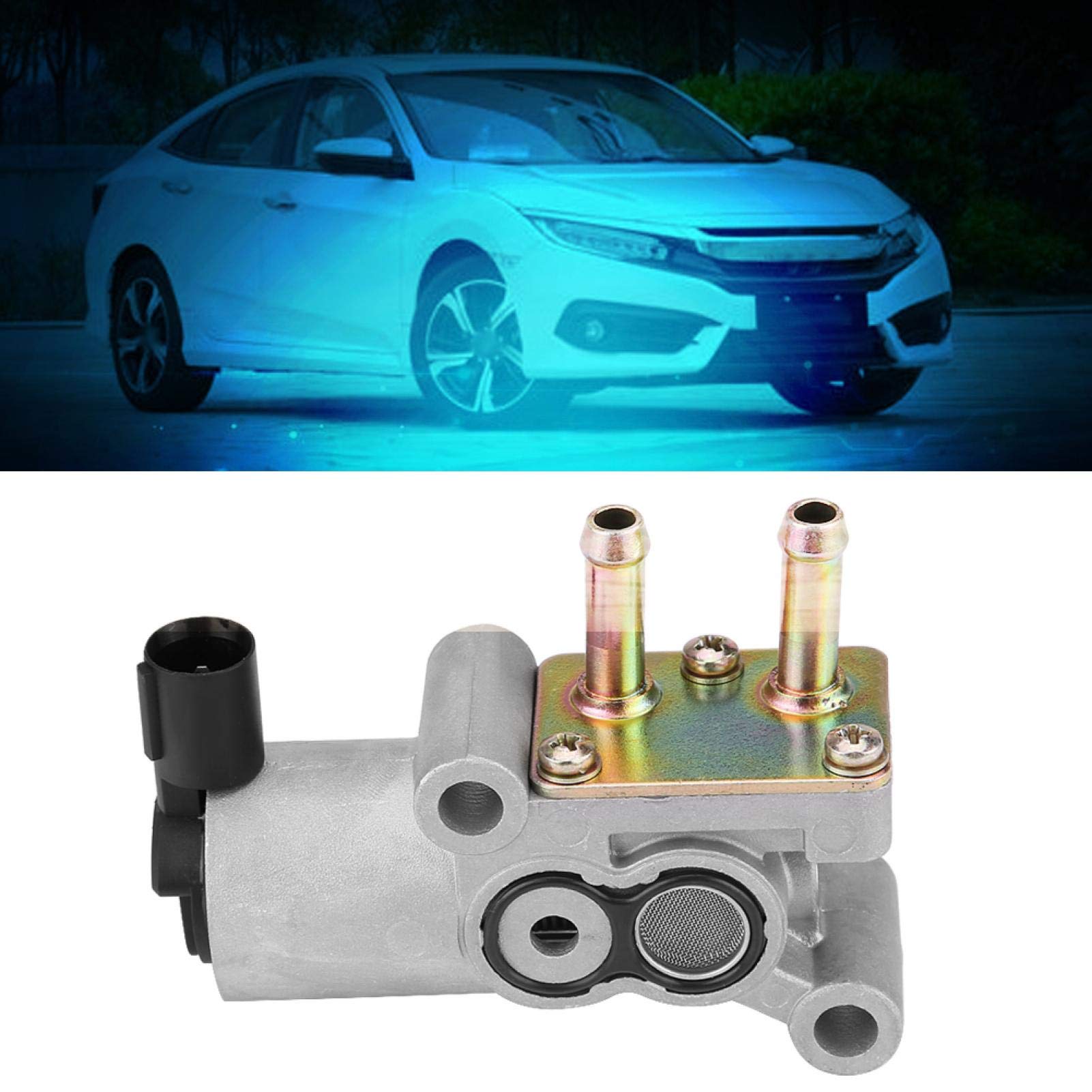 Qiilu Zawór zwrotny powietrza na biegu jałowym, zawór sterujący powietrzem jałowym IAC do CR-V 2.0L 1997-2001 1,5 l 1,6 l 1993-1996 36450P0D004