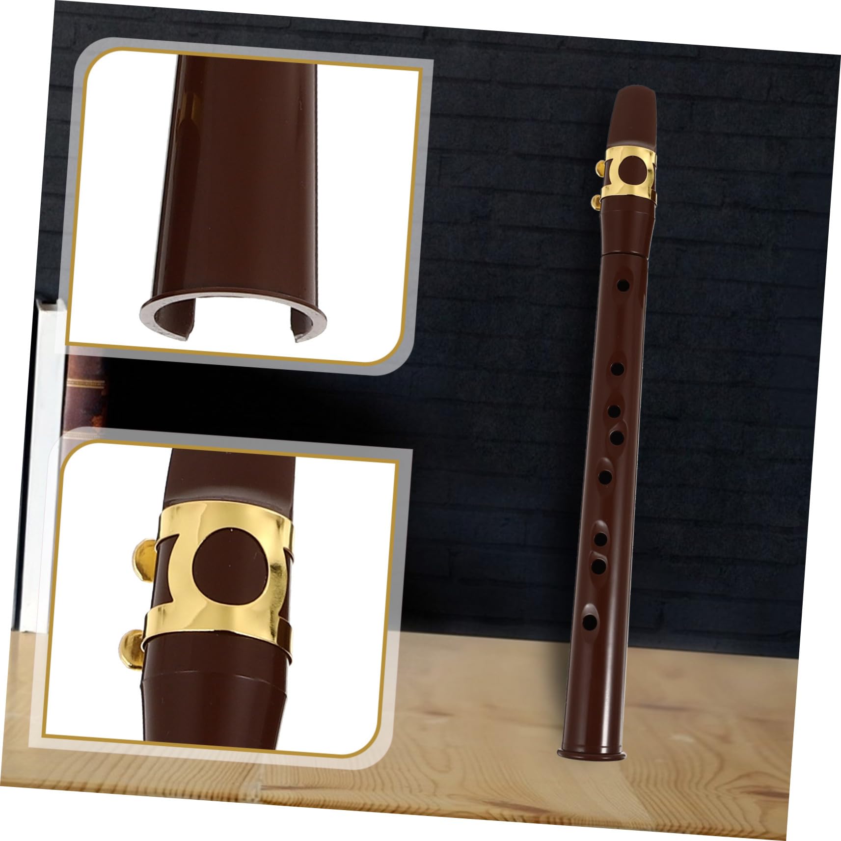 VANZACK 1Set Portable Mini Saxophone Construction for Beginners Lightweight Pocket Instrument for School Performances Musical Training