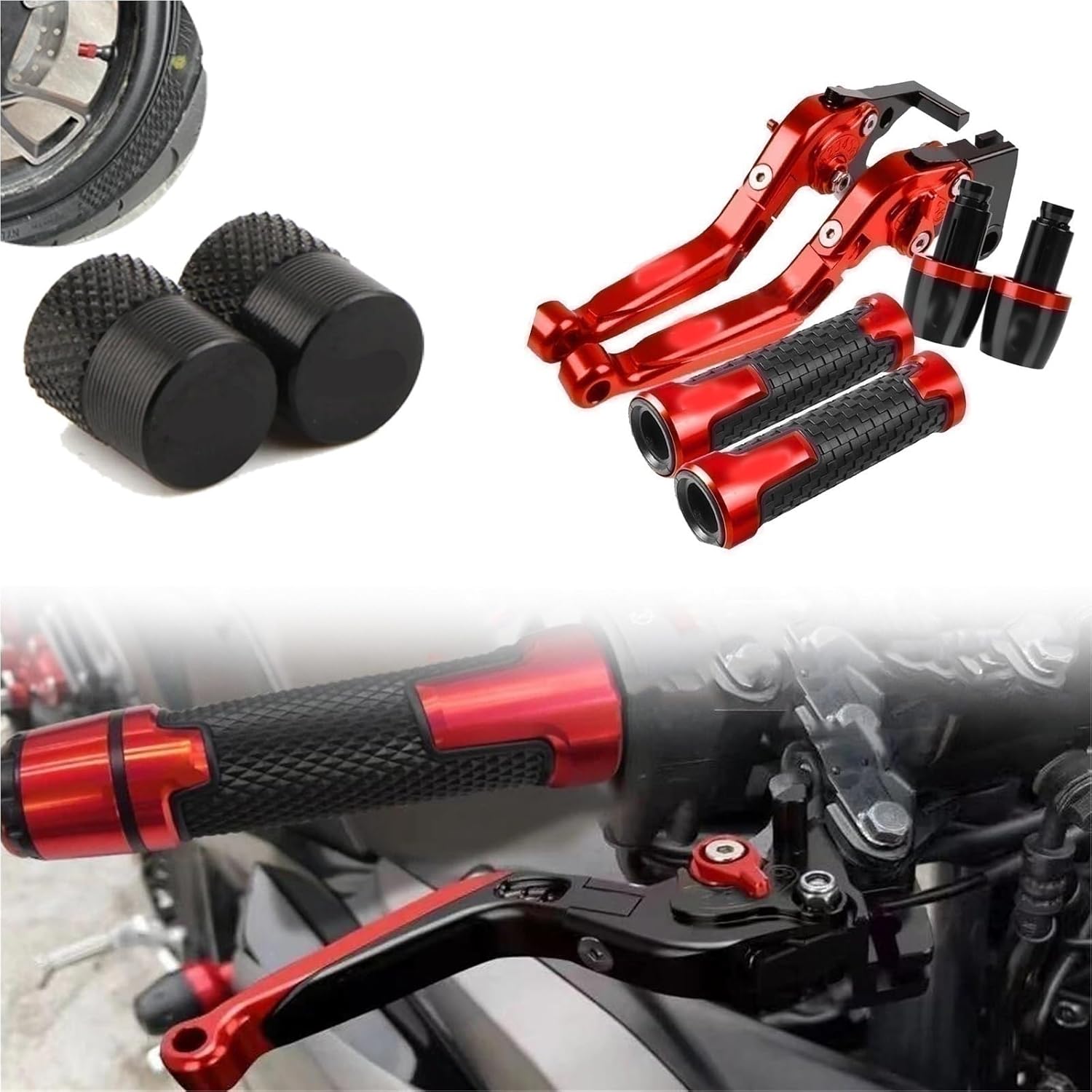 レーキクラッチレバー調節可能な折りたたみモーターオートバイ CNC