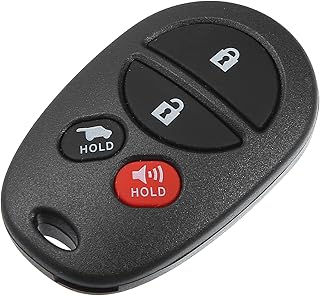 ACROPIX 315 MHz Keyless Entry Remote Key Fob Fit for Toyota Highlander 2008-2013 for Toyota Sequoia 2008-2018 GQ43VT20T - Pack of 1 Black