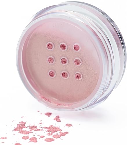 Miniatura 1 de Pink Mocha Polvo Suelto Purpurina Mineral, Sombra de Ojos Sola, Pigmento de Polvo Maceta, Libre de Talco y Parabenos, Sin Prueba en Animales y Libre