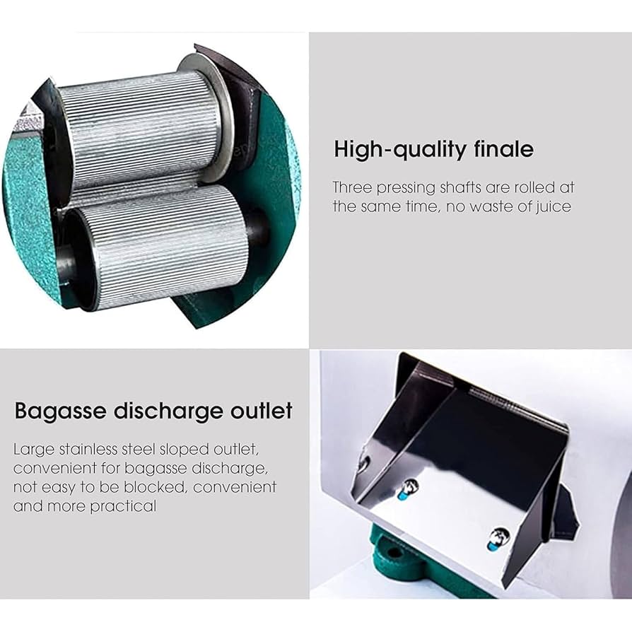 Amazon | ステンレス鋼サトウキビプレスジューサーグラインダー