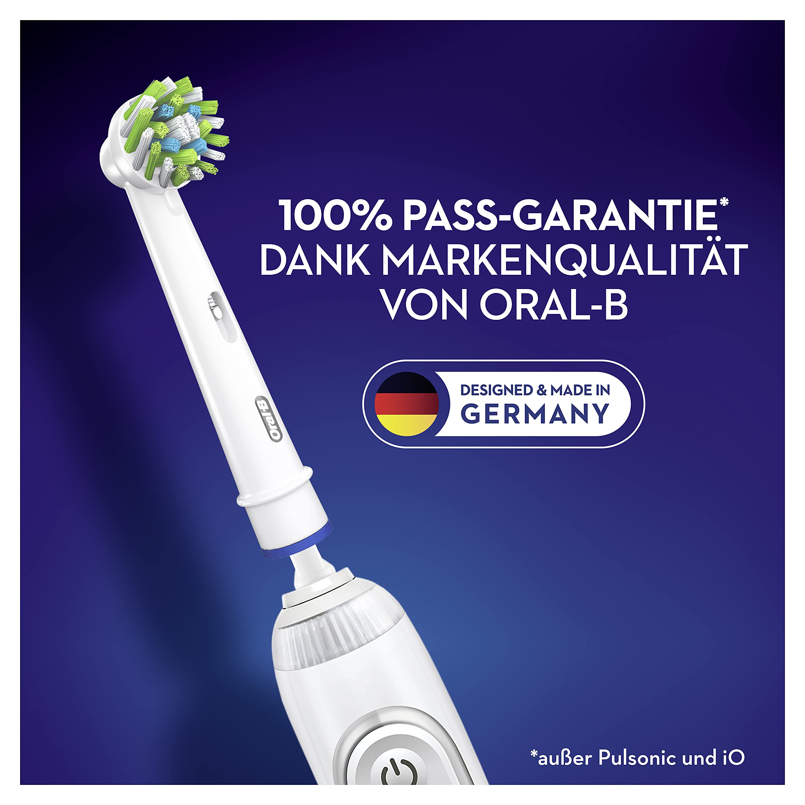 Oral-B 10 x CrossAction Brush Heads with CleanMaximiser Bristles for Superior Cleaning