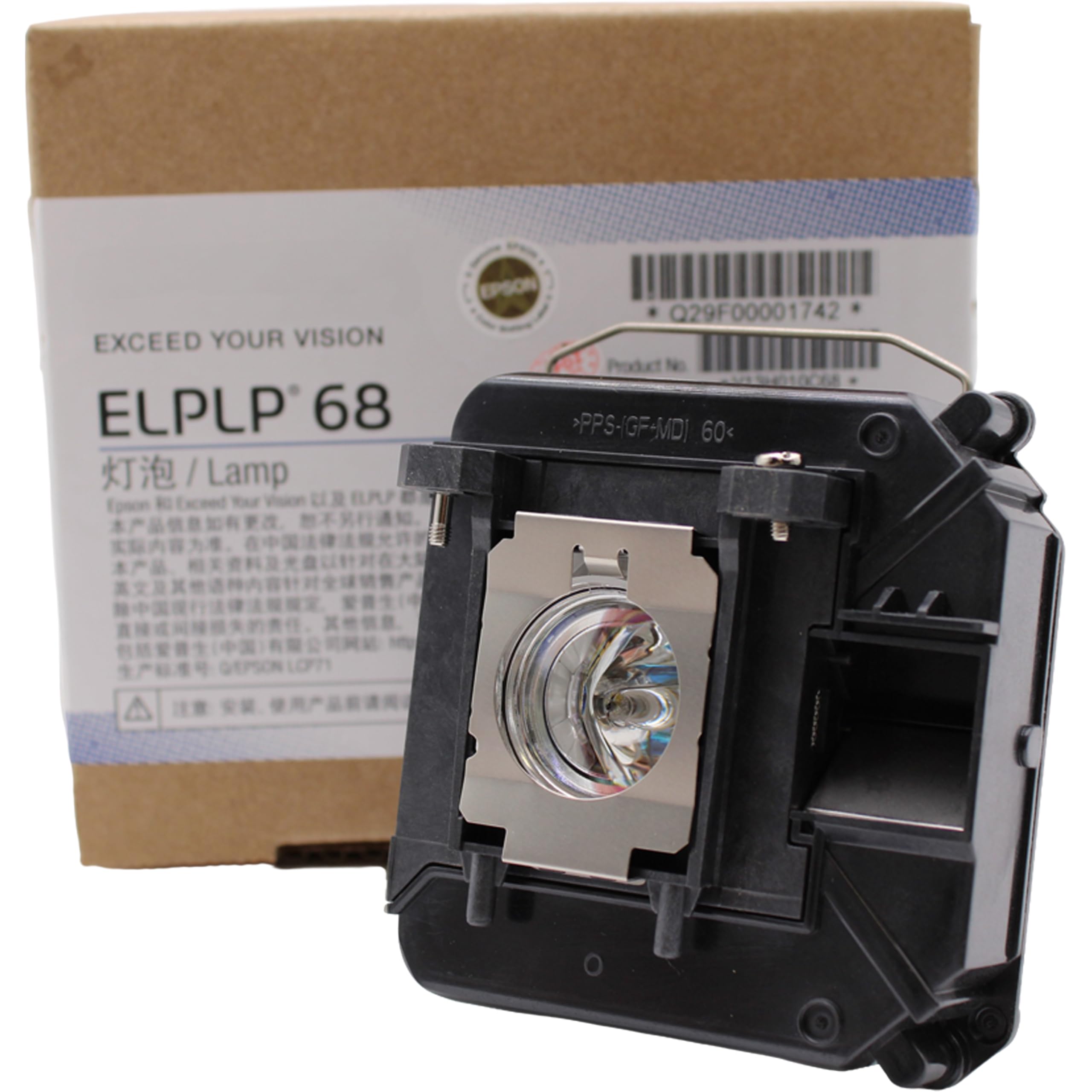 Amazon.com: Jaspertronics OEM ELP-LP68 Lamp & Housing for Epson