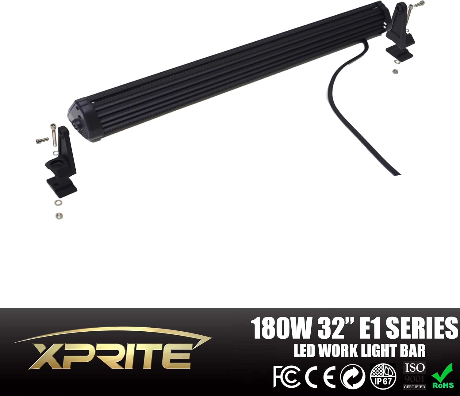Xprite 30" Led Off Road Led Light Bar Flood/spot Combo Beam- 3w Led-180w