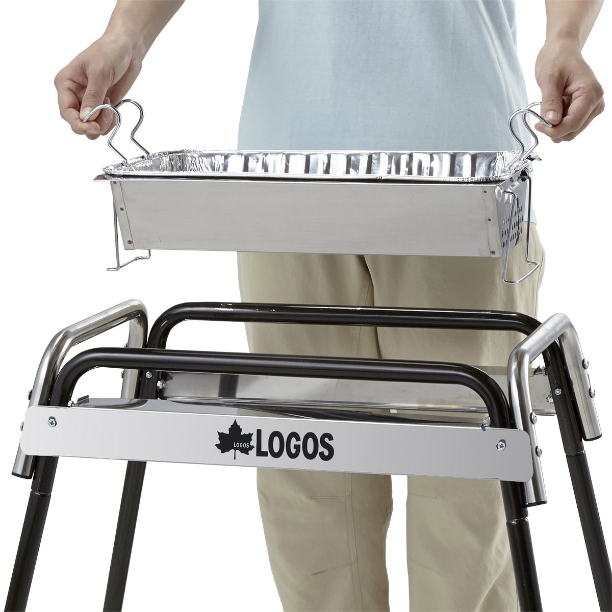 Amazon | ロゴス バーベキューコンロ スライド ステンチューブグリルM