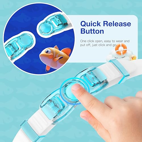 Miniatura 3 de Braylin Gafas de natación para niños, paquete de 2 gafas de natación para niños, adolescentes, niños o niñas, gafas de natación para piscina