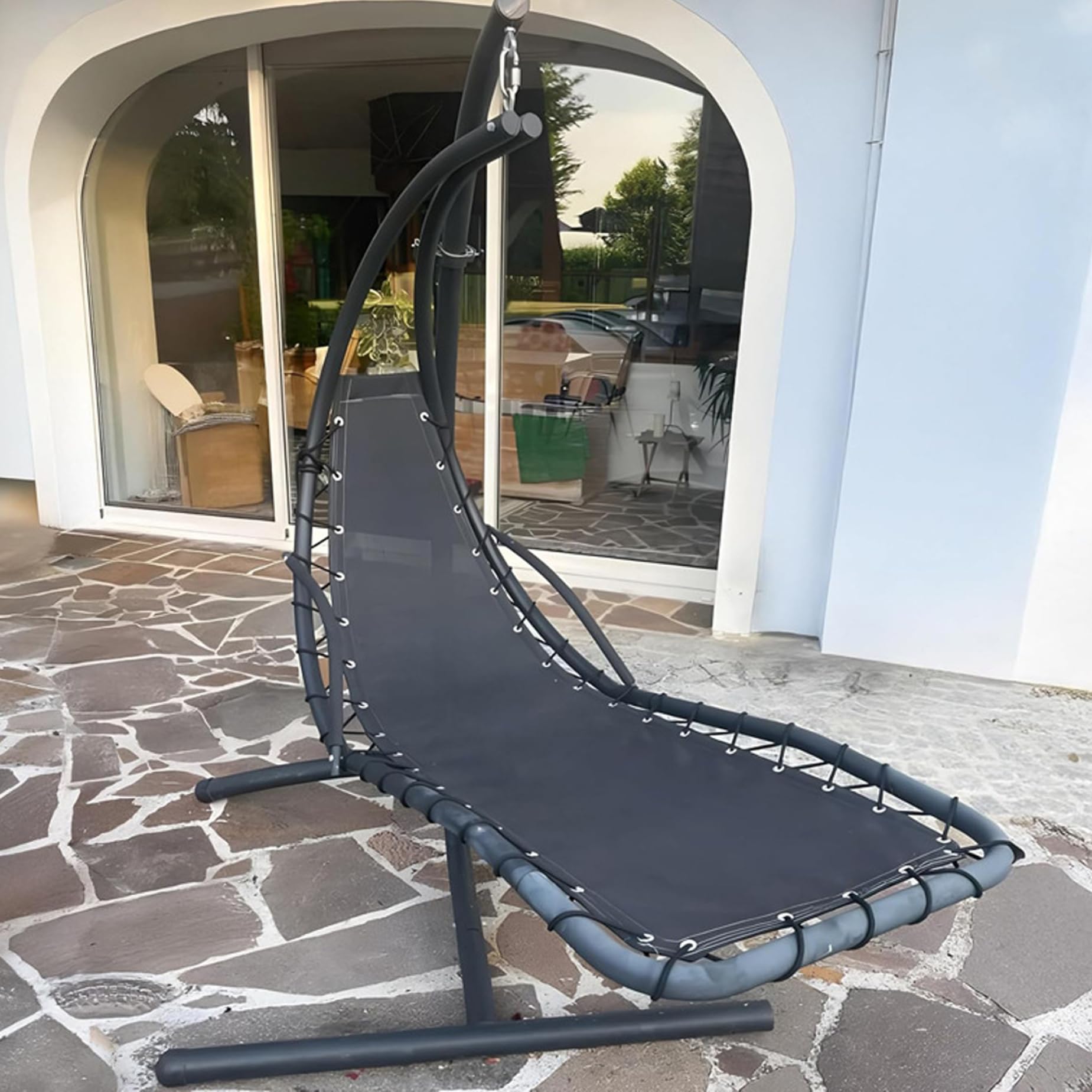 Malla de Repuesto para Hamaca con Cuerda, Malla de Repuesto Reforzada para sillas de Patio, Hamaca, sin Silla