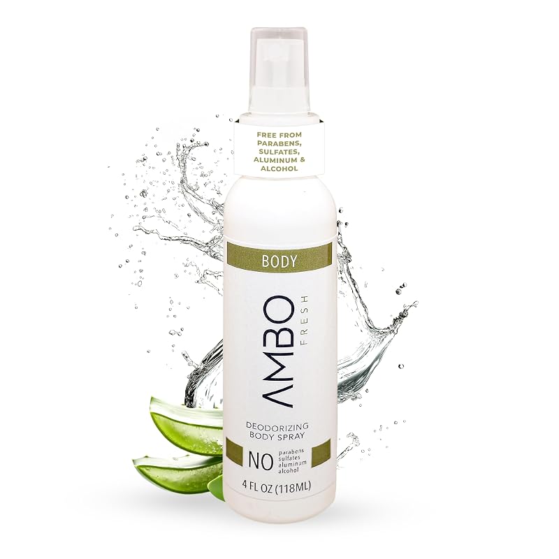 Desodorante corporal em spray A.M.B.O. Fresh, sem alumínio, 120 mL