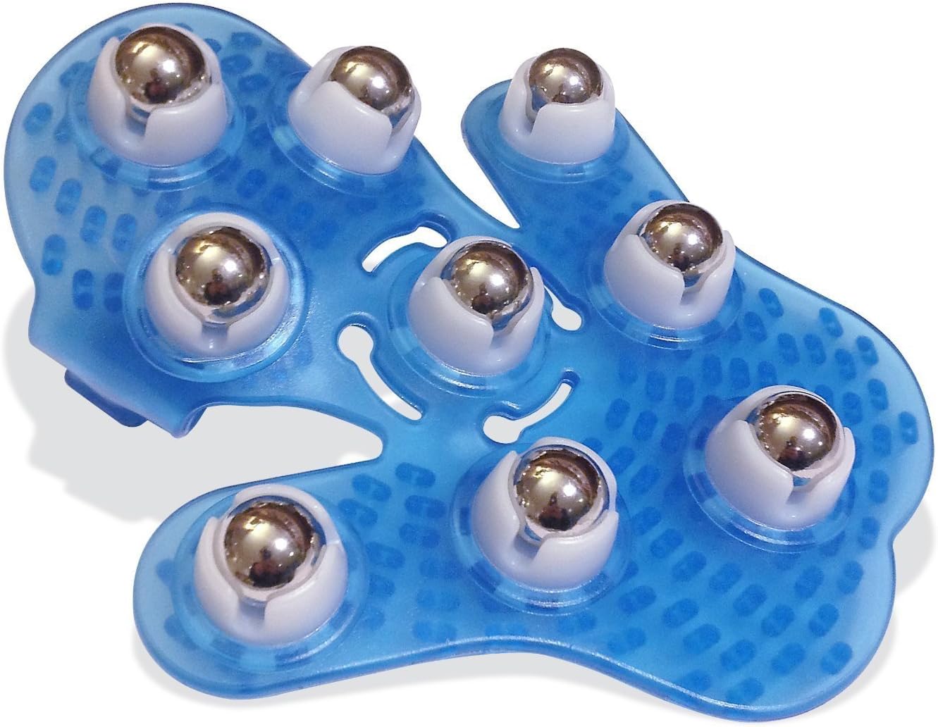 Milex Massage Glove 360-degree-roller Metal Roller,Blue