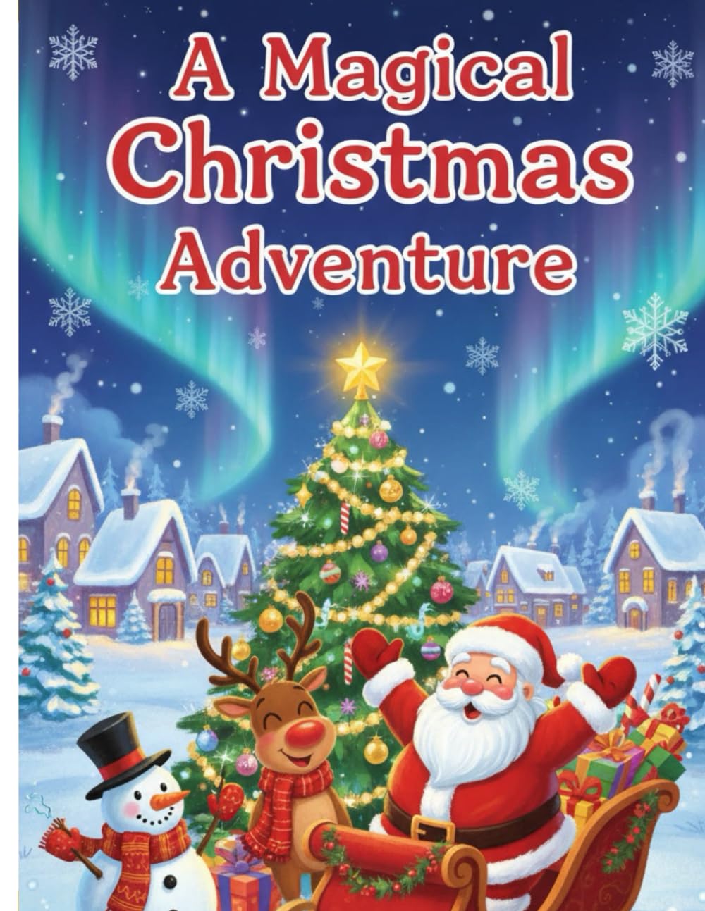 A MAGICAL CHRISTMAS ADVENTURE: Christmas Magic Coloring Book for Kids