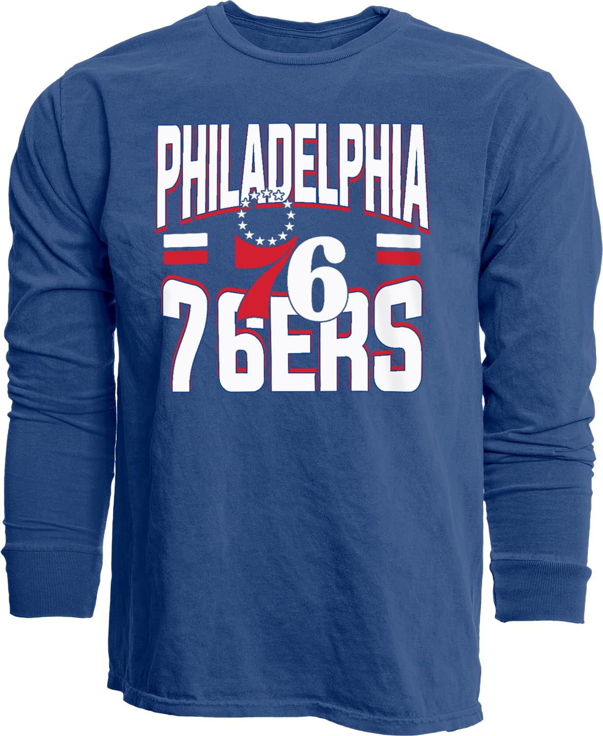 Blue 84 NBA Officially Licensed Long Sleeve T-Shirt Ringspun Bold Team Color