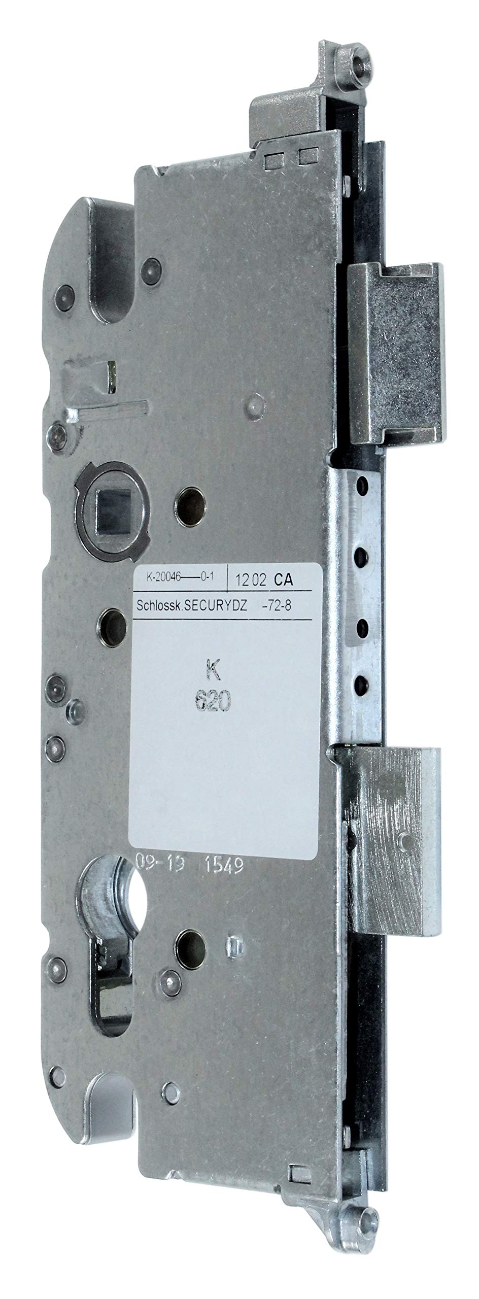 GU Secury Reparatur Schlosskasten Hauptschloss 6-33080-AB-0-1 oder auch K-20046-HO-0-1, Dornmaß: 55mm (52,5mm) / Entfernung: 72mm, incl. SN-TEC® Montagematerial & SN-TEC® Montageanleitung