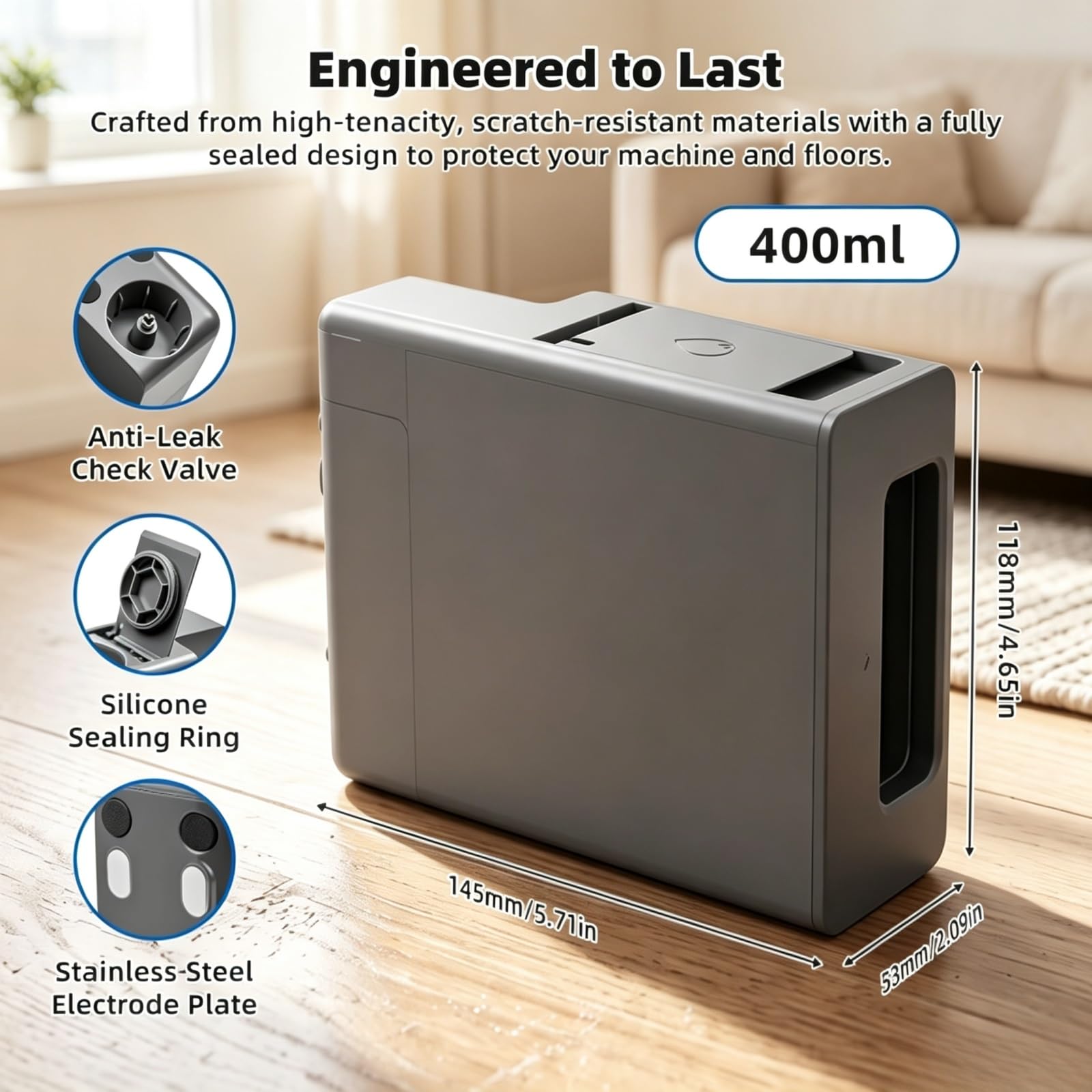 Module Ajout Liquide Compatible Avec Dreame X50 Ultra /L40 Ultra | Pour P10 Pro Ultra/L10s Ultra Gen2/L10s Pro Ultra Heat. Valve de précision et anti-fuite. Restaure le nettoyage.(5PCS)