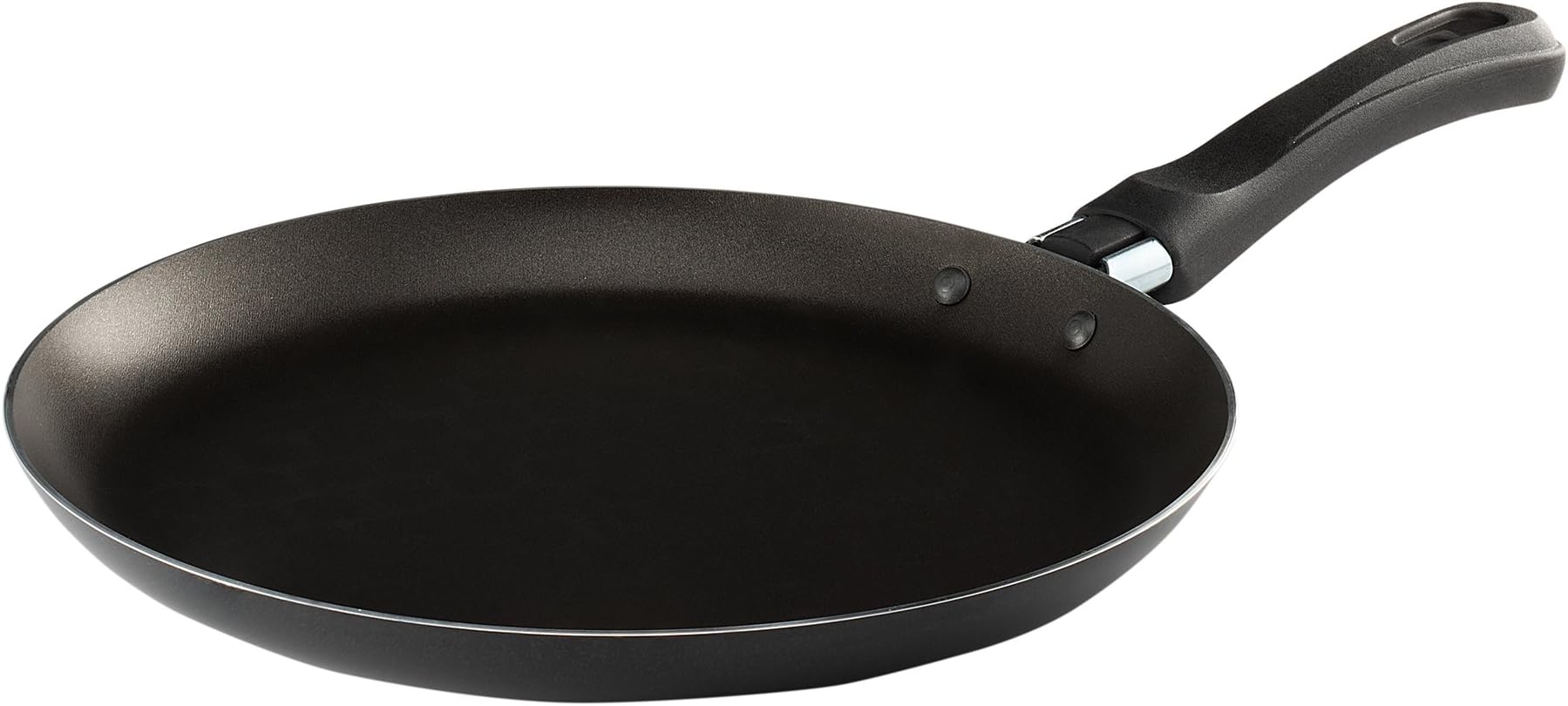 Essenso Bronx Crepe Pan, Dishwasher Safe with PTFE Free Nonstick Interior, 8.7", Black
