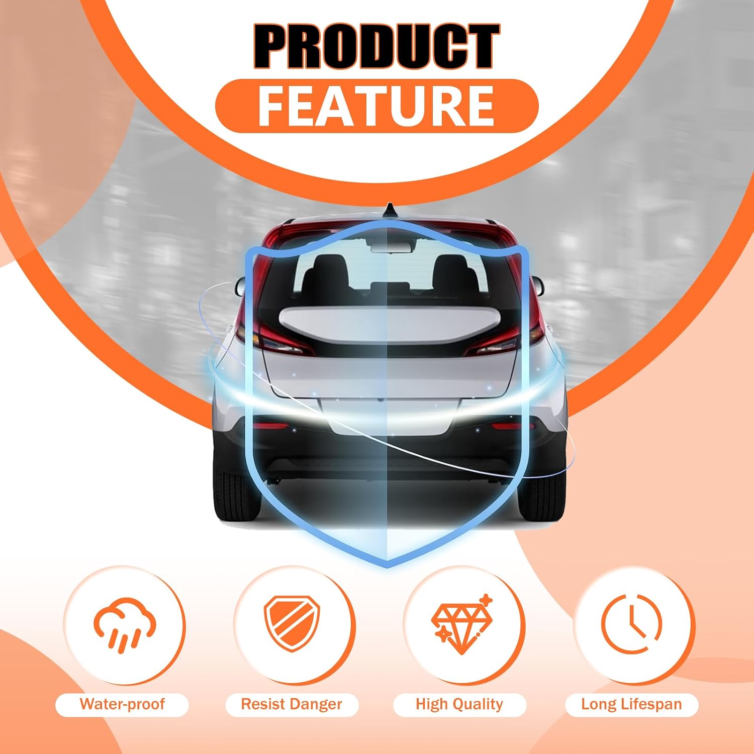 JX RACING Rear Bumper Reflector Compatible with Kia Soul 2020-2022 Side Marker Light Left Driver and Right Passenger Side 92405K0000 KI1184124 92406K0000 KI1185124 (Set)