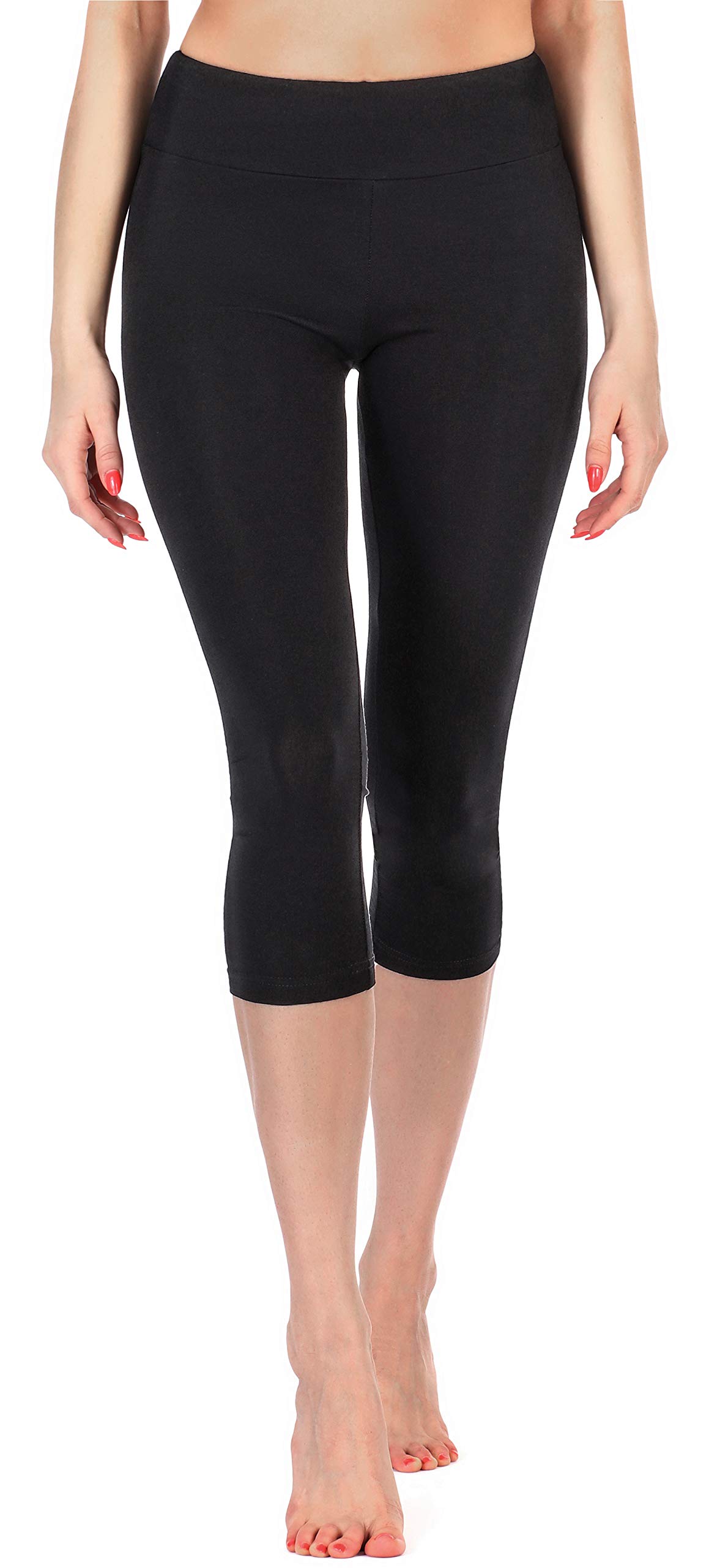 Merry Style Damen Leggings Bequeme Fitnesshose für das ganze Jahr 3/4 Leggings Damen aus Viskose für Sport Yoga und Freizeit MS10-220