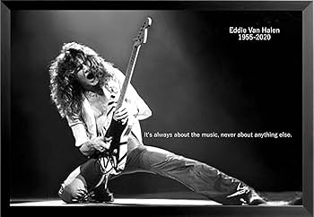 Amazon.co.jp: Buyartforless フレーム入り Eddie Van Halen