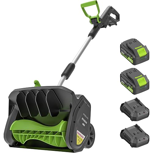 Electric Snow Shovel 2x20V Cordless 17in 1200W Brushless