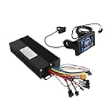 Luqeeg 36V-52V Electric Cycle Controller with S966 Color Display Panel, 40A 3 Mode Cycling Motor Controller for Brushless Motor