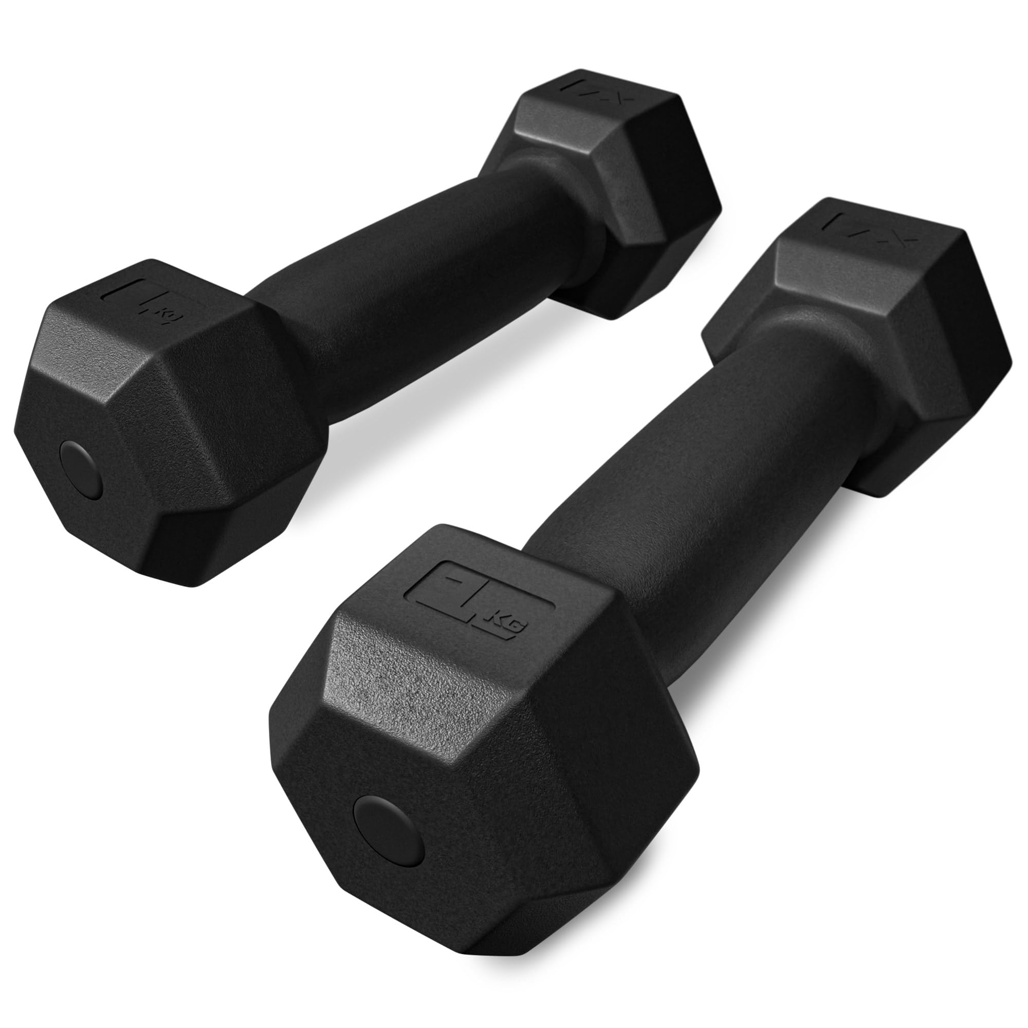 TREX SPORT Hanteln Set | Kurzhanteln 2er Set 2kg-20kg | Hanteln Frauen & Männer Set Dumbbell Set (2x1 kg)