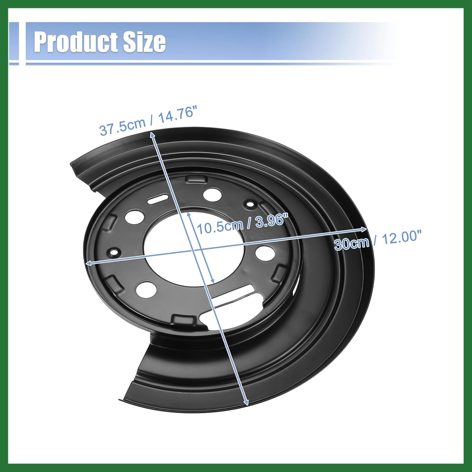 Motoforti 1 Set Rear Brake Dust Shield Backing Plates for Ford F250 Super Duty 1999-2010 4C3Z-2209-AA Long-Lasting