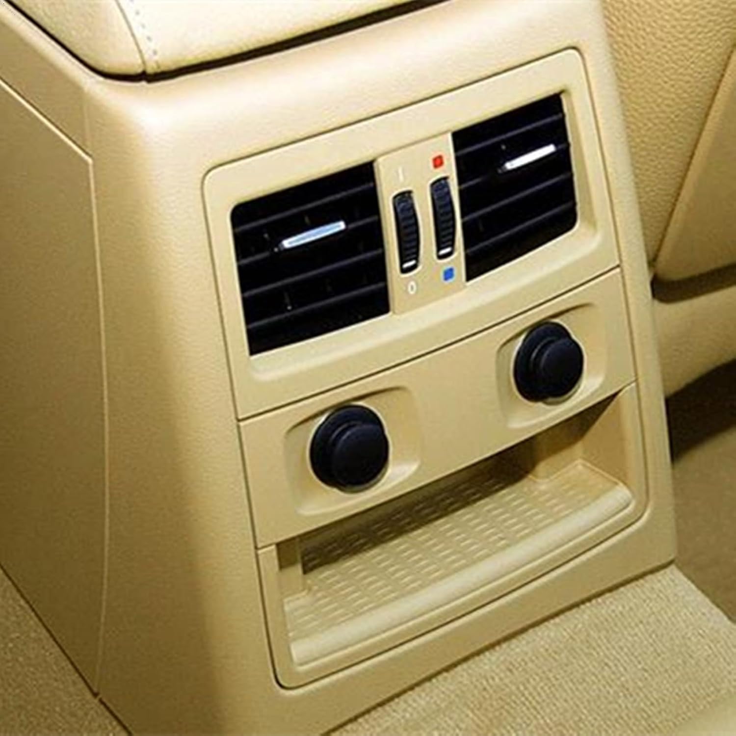 Compatible with Rear A/C Outlet Vent Frame Compatible with 3-Series E90 E91 2005-2012 High Versions with Button