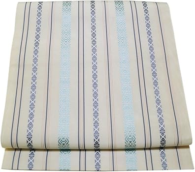 夏正絹本場筑前博多織八寸名古屋帯ドット