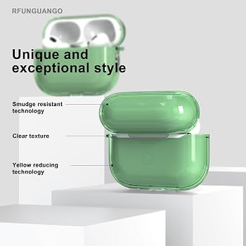 Amazon | RFUNGUANGO for AirPods Pro 3ケース 透明ソフトTPUケース