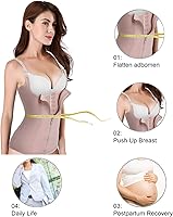 Vista 2 de Cinturón de apoyo para la maternidad postparto cintura entrenador abdominal espalda apoyo banda de vientre ropa para formas fajas de reloj de arena