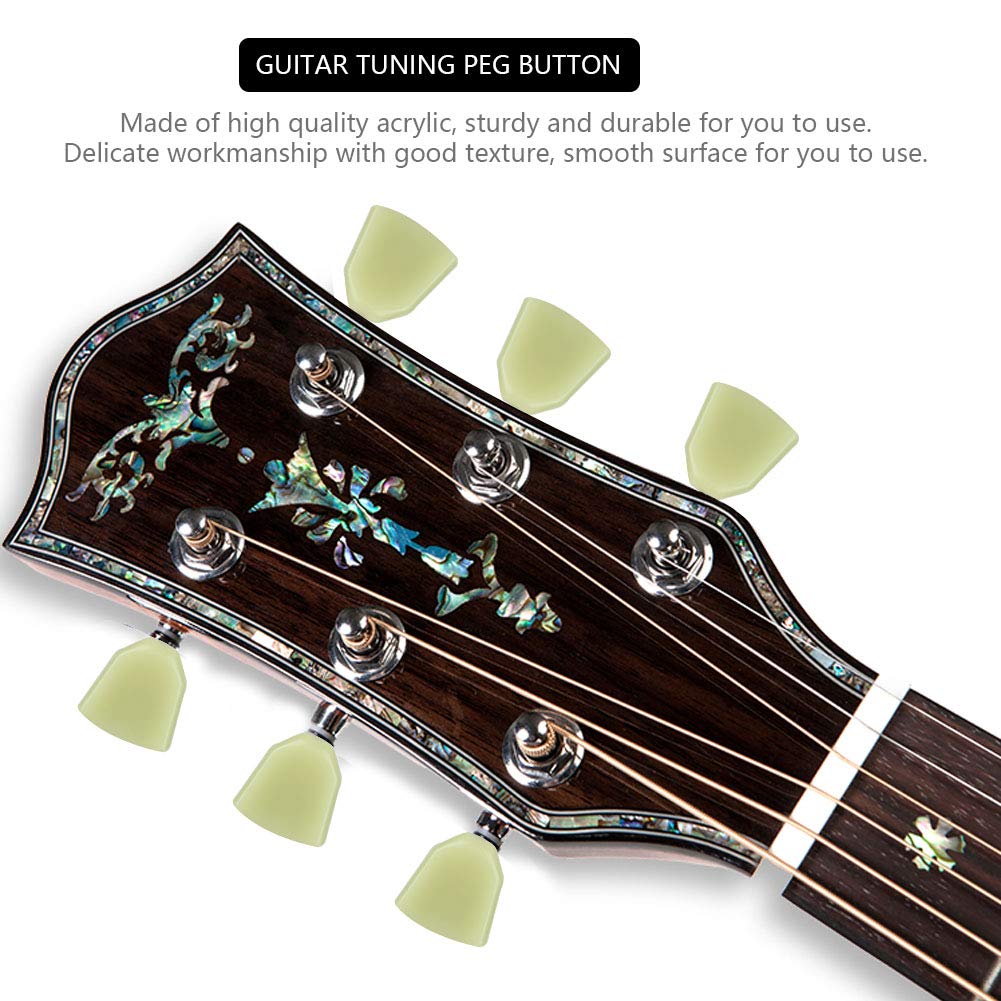 Fdit Guitar Tuning Peg Button, Elegant Appearance Machine Heads Button - Image 3