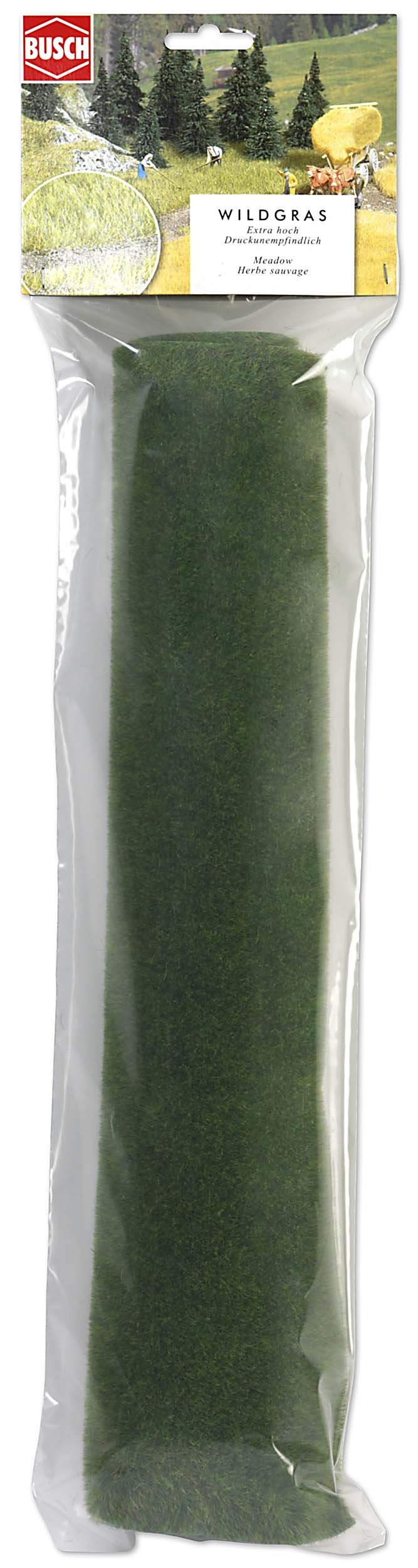 Photo 1 of Busch 7210 Grass Matting Small Lt Green HO Scenery Scale Model Scenery