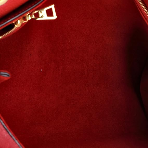 Pre-Loved Vavin Handbag Monogram Empreinte Leather PM, Red