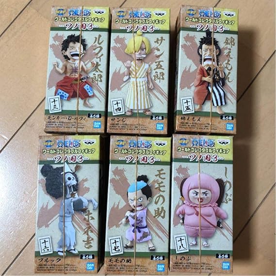 日本公式品 ワンピース ワールドコレクタブルフィギュア ワノ国5 3体セット クーポン配布中 交換無料 Moni Mn