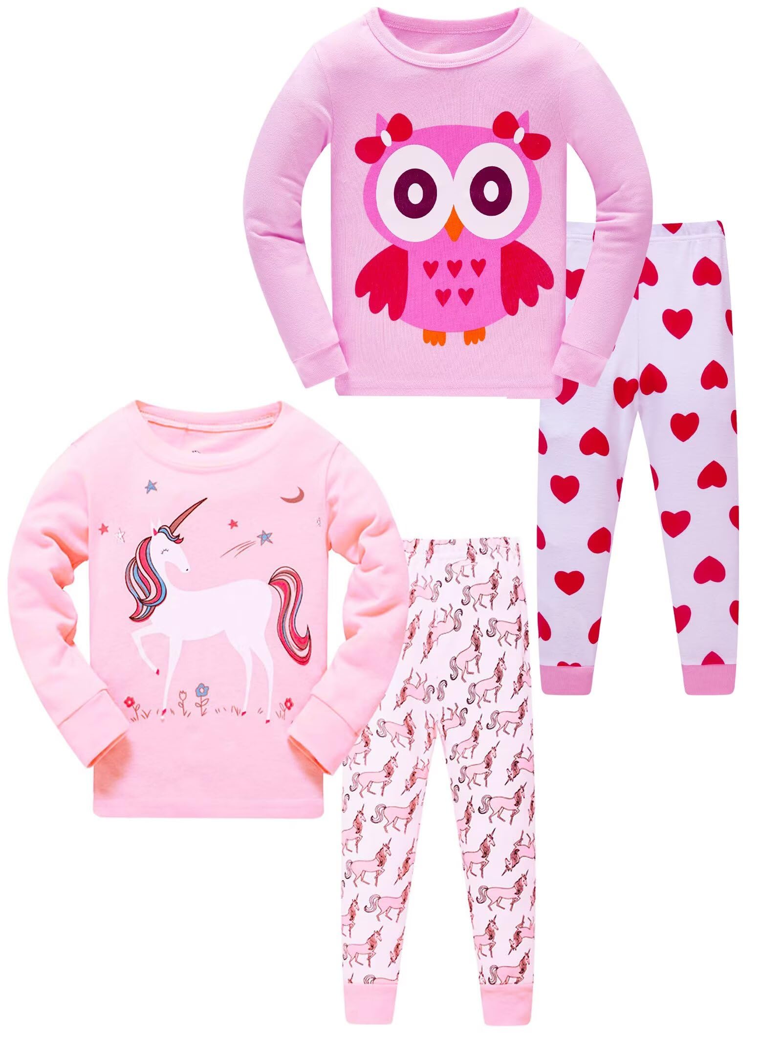 Boys Pajamas 4-Piece Pyjama Set