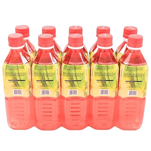 Miniatura 3 de ALOEVINE Bebida de jugo de aloe vera sandía pura con trozos de aloe  16.9 onzas paquete de 10  bebidas vegetales coreanas a base de plantas